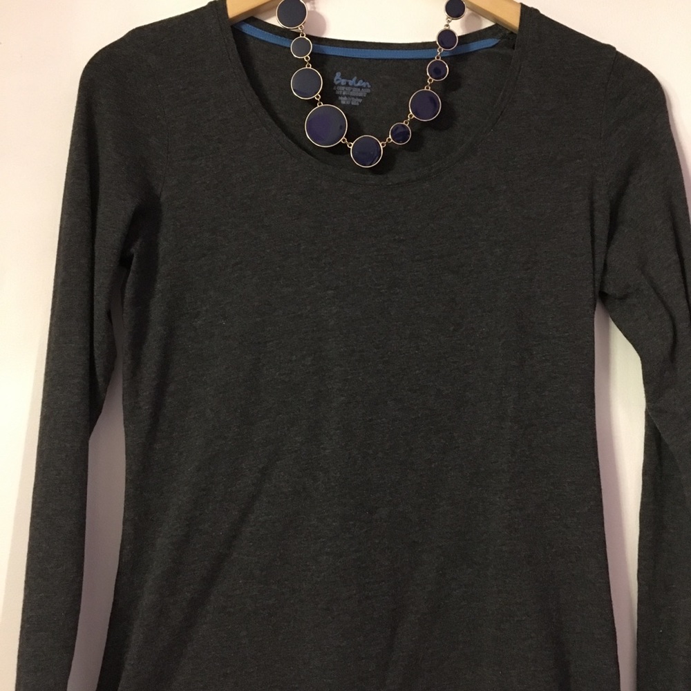 Boden Supersoft Scoop Neck Tee